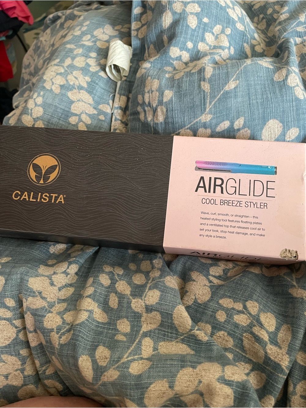 Calista AirGlide Cool Breeze Styler - Pink and Teal